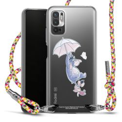 New Carry Case Transparent Stoff colourful/silber