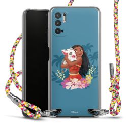 New Carry Case Transparent Stoff colourful/silber