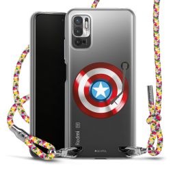 New Carry Case Transparent Stoff colourful/silber