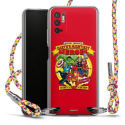 New Carry Case Transparent Stoff colourful/silber