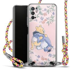 New Carry Case Transparent Stoff colourful/silber