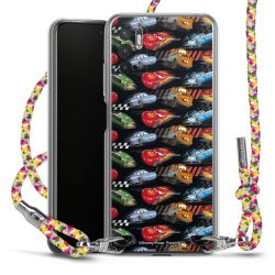 New Carry Case Transparent Stoff colourful/silber