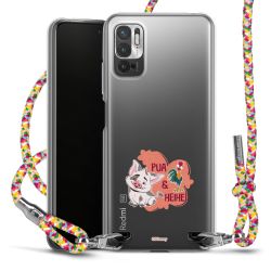 New Carry Case Transparent Stoff colourful/silber