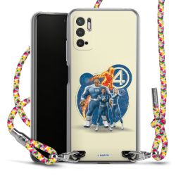 New Carry Case Transparent Stoff colourful/silber