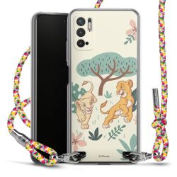 New Carry Case Transparent Stoff colourful/silber