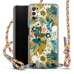 New Carry Case Transparent Stoff colourful/silber