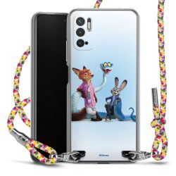 New Carry Case Transparent Stoff colourful/silber