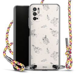 New Carry Case Transparent Stoff colourful/silber