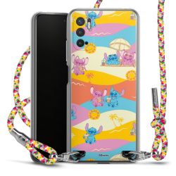 New Carry Case Transparent Stoff colourful/silber