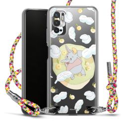 New Carry Case Transparent Stoff colourful/silber