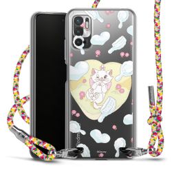 New Carry Case Transparent Stoff colourful/silber