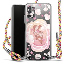 New Carry Case Transparent Stoff colourful/silber