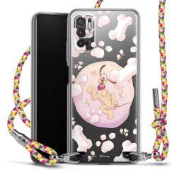 New Carry Case Transparent Stoff colourful/silber