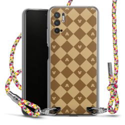 New Carry Case Transparent Stoff colourful/silber