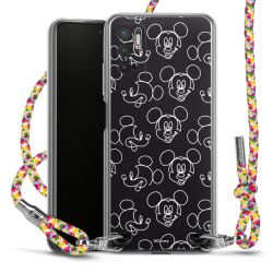 New Carry Case Transparent Stoff colourful/silber