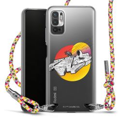 New Carry Case Transparent Stoff colourful/silber