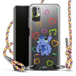 New Carry Case Transparent Stoff colourful/silber