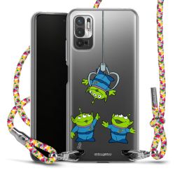 New Carry Case Transparent Stoff colourful/silber