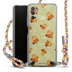 New Carry Case Transparent Stoff colourful/silber