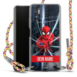 New Carry Case Transparent Stoff colourful/silber