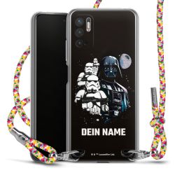 New Carry Case Transparent Stoff colourful/silber