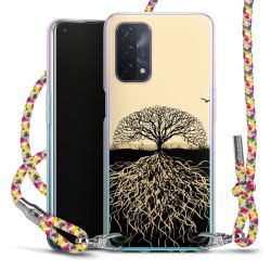 New Carry Case Transparent Stoff colourful/silber