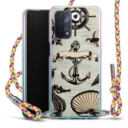 New Carry Case Transparent Stoff colourful/silber