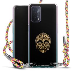 New Carry Case Transparent Stoff colourful/silber