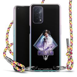 New Carry Case Transparent Stoff colourful/silber