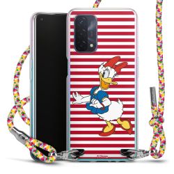 New Carry Case Transparent Stoff colourful/silber