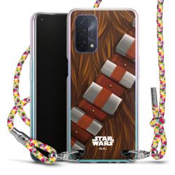 New Carry Case Transparent Stoff colourful/silber