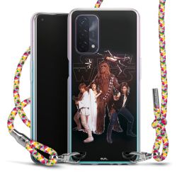 New Carry Case Transparent Stoff colourful/silber