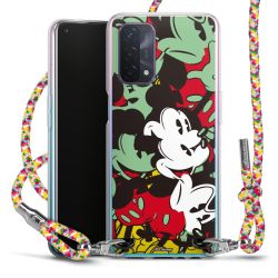 New Carry Case Transparent Stoff colourful/silber