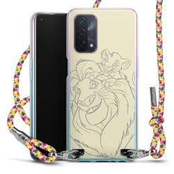 New Carry Case Transparent Stoff colourful/silber