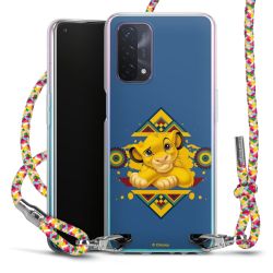 New Carry Case Transparent Stoff colourful/silber