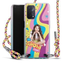 New Carry Case Transparent Stoff colourful/silber