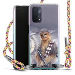 New Carry Case Transparent Stoff colourful/silber