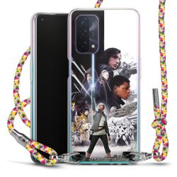 New Carry Case Transparent Stoff colourful/silber