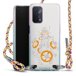 New Carry Case Transparent Stoff colourful/silber