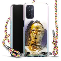 New Carry Case Transparent Stoff colourful/silber