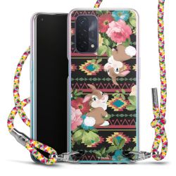 New Carry Case Transparent Stoff colourful/silber