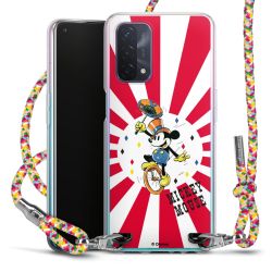 New Carry Case Transparent Stoff colourful/silber