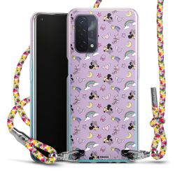 New Carry Case Transparent Stoff colourful/silber