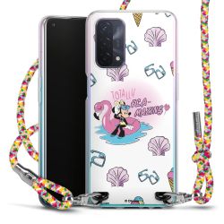 New Carry Case Transparent Stoff colourful/silber