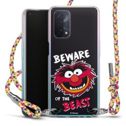 New Carry Case Transparent Stoff colourful/silber