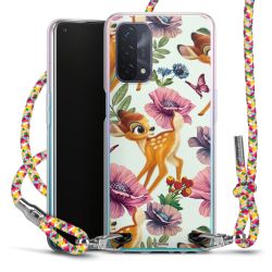 New Carry Case Transparent Stoff colourful/silber