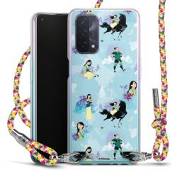 New Carry Case Transparent Stoff colourful/silber