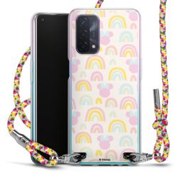 New Carry Case Transparent Stoff colourful/silber