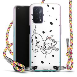 New Carry Case Transparent Stoff colourful/silber