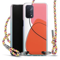 New Carry Case Transparent Stoff colourful/silber